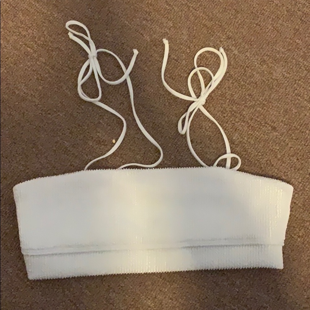 Frankies Bikinis Summertime Top White